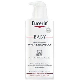 Eucerin Baby Bath and Shampoo ยูเซอรีน เบบี้ บาธ &amp; แชมพู 400ml.