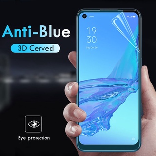 Soft Anti Blue Ray TPU Hydrogel Film Screen Protector For Oppo F11 F9 Pro A54 A74 A9 A5 A3S AX5 AX5S A5S A7 A12 A52 A92 A33 A53 Reno 5 Anti UV Purple Light