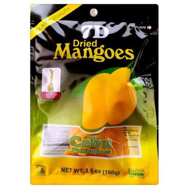 7D dried mango มะม่วงอบแห้ง