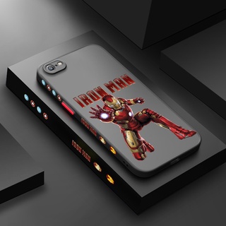 สําหรับ iPhone 6 Plus 6s Plus เคสแบรนด์ไทด์ IRON-Man ขอบบาง เคสแข็งฝ้า ดีไซน์ใหม่ เคสซิลิโคน ป้องกันกล้องแบบเต็ม เคสนิ่ม