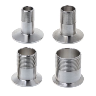 PCF* Stainless Steel Sanitary Male Threaded Ferrule Pipe Fitting Tri clamp Adapter