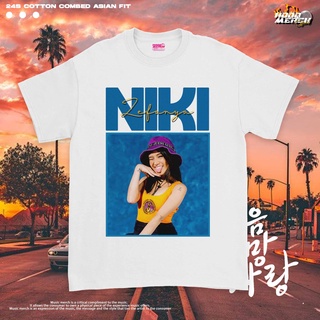 เสื้อยืดคอกลมเสื้อยืด พิมพ์ลาย Niki ZEFANYA Music - 88RISING Music Clothing Pay In Placeผ้าฝ้ายแท้