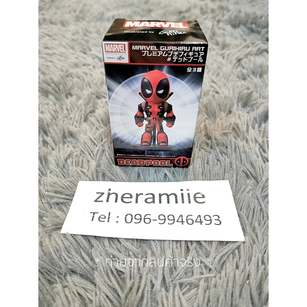 (SALE!!พร้อมส่ง) MARVEL GURIHIRU ART premium Petit figure DEADPOOL : dead pool normal (SEGA) ~ Lot J