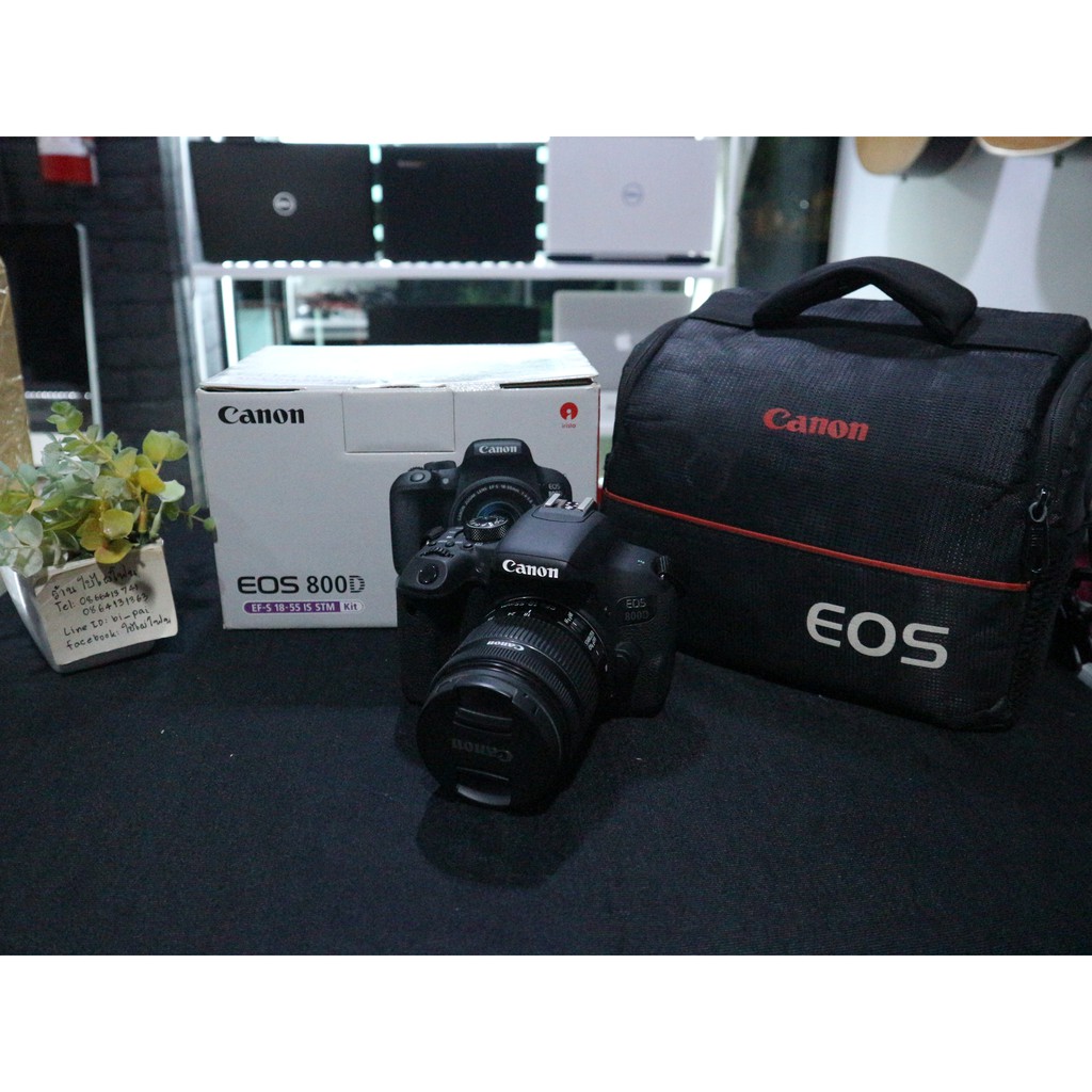 กล้อง Canon EOS 800D + Lens 18-55mm f3.5-5.6 IS STM มือสอง เครื่องสวยมากๆ ชัตเตอร์หลักพัน