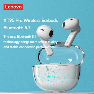 Lenovo XT95pro In-Ear หูฟังไร้สาย ลดเสียงรบกวน Bluetooth-ใช้งานร่วมกับ5.1 E-Sports หูฟังบลูทูธ