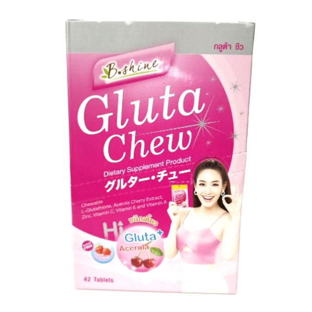 B-Shine Gluta Chew + Acerola ٵ Դ | Shopee Thailand