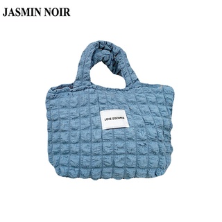 Jasmin NOIR กระเป๋าถือ กระเป๋าสะพายไหล่ ผ้าแคนวาส แฟชั่นสําหรับสตรี