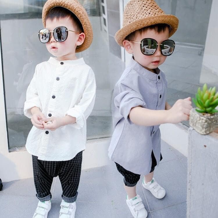 Kid's So Cool รุ่นที่ 2 เสื้อเชิ้ตคอจีน รุ่น U1-U2 มี 2 สี
