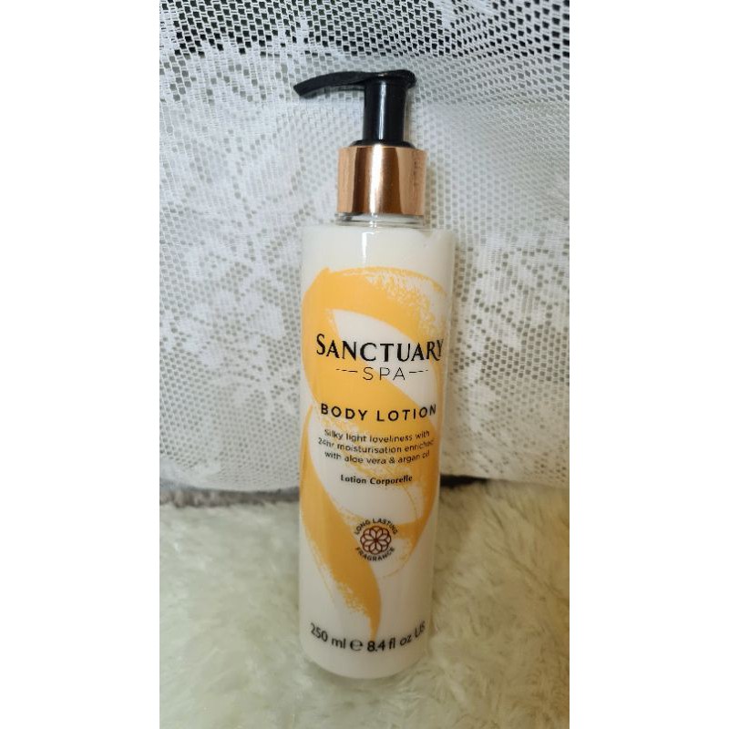 Sanctuary Spa Body Lotion (แซงชัวรี่ สปา บอดี้ โลชั่น) 250มล. By Boots