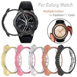 เคสนาฬิกาข้อมือ PC ประดับเพชร น้ําหนักเบา สําหรับ Samsung Galaxy Watch 4 40 มม. 44 มม. Samsung Watch 4 Classic 42 มม. 46 มม.