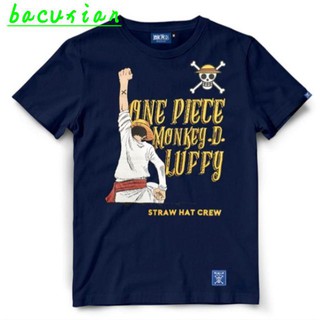 เสื้อวันพีช One piece LUFFY OP-611 สีกรม