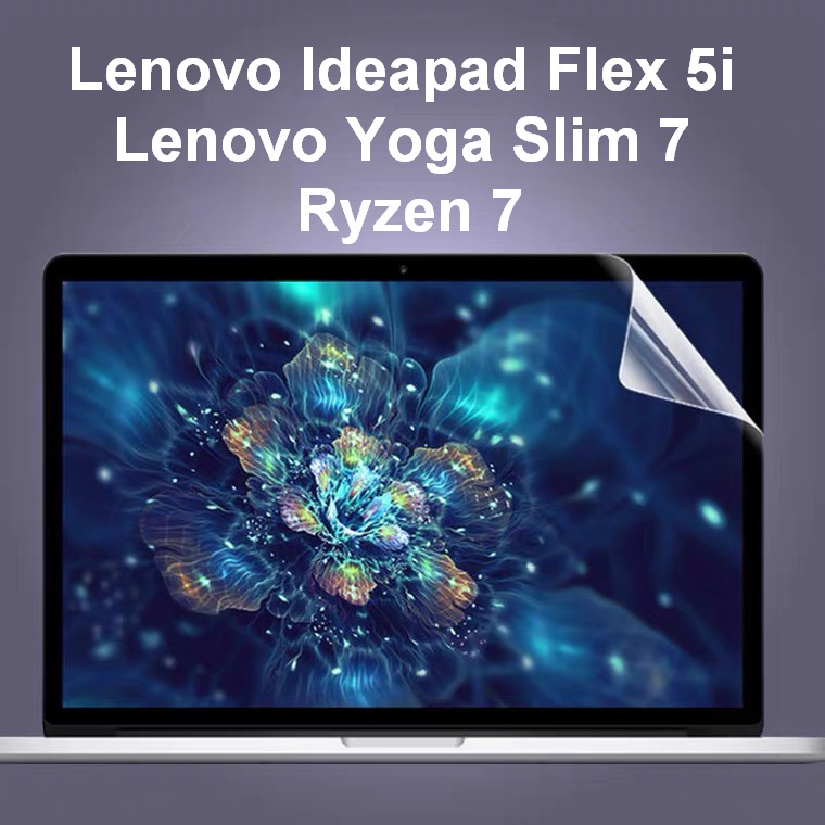 2 ชิ้นป้องกันหน้าจอแล็ปท็อป Lenovo IdeaPad Flex 5i Lenovo Yoga Slim 7 Ryzen 7 Anti-Blue Light HD Cle