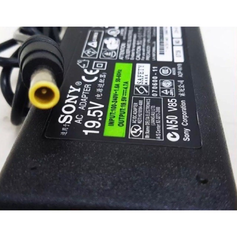 SONY หม้อแปลงทีวี LED 19.5v. 4.7A ขนาดหัวข็ม6.4*4.4MM