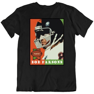 T-shirt  ใหม่ เสื้อยืด ลายทีมชาติฟุตบอล Bob Parsons 1979 Topps Retro Chicago Bears สไตล์สปอร์ตS-5XL