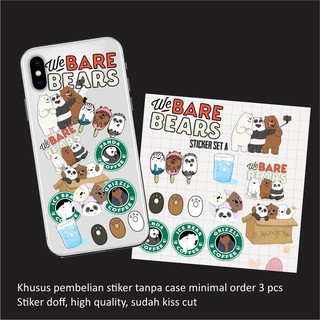 สติกเกอร์ ลาย We Bare Bears Tumblr We Bare Bears สําหรับติดตกแต่ง