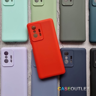 เคส Xiaomi MI11T pro | MI 11T Pro 5G มาใหม่ TPU เคสนิ่ม ยาง สีพาสเทล แท้ ใส่บาง ลดรอยนิ้ว กันกล้อง คลุมกล้อง กันเลนส์