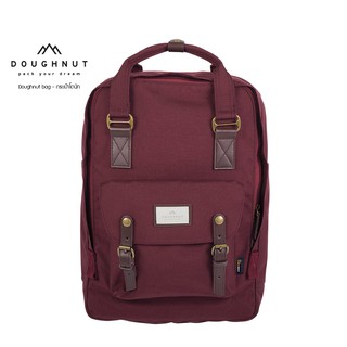 DOUGHNUT BAG : Macaroon Large Cordura : Wine กระเป๋าโดนัทไซส์ large (ไซส์ใหญ่สุด) ทั้งสายสะพายแข็งแรง กันน้ำได้ดี กระเป๋าเป้ กระเป๋าโดนัท กระเป๋าเป้ กระเป๋าสะพายหลัง กระเป๋า กระเป๋าเดินทาง (รหัสสินค้า 05783)