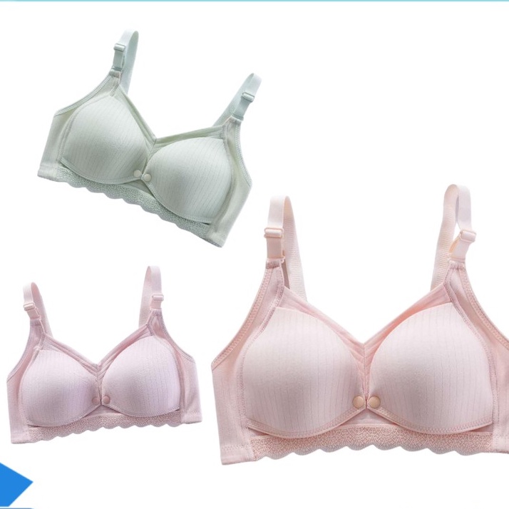 เสื้อชั้นในให้นมบุตรพรีเมียม เปิดให้นมได้ ใส่กรวยปั้มนมได้ รุ่นนางฟ้า