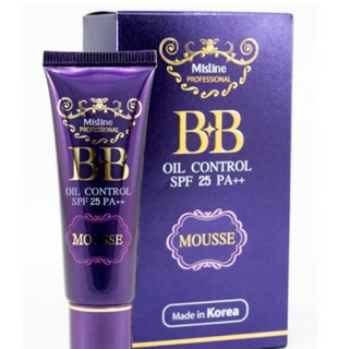 Mistine BB Oil Control Mousse 15 g.มิสทีน บีบี ออยคอนโทรล มูส ขนาด 15 กรัม