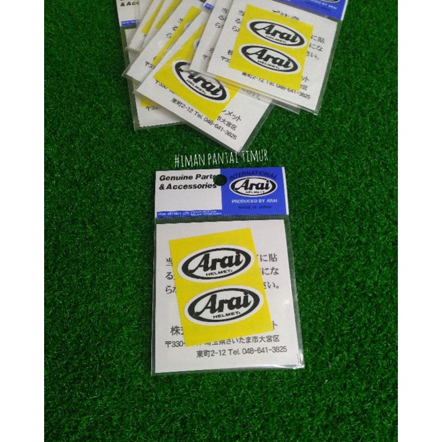 สติ๊กเกอร์ VISOR ARAI