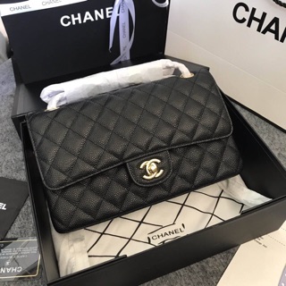 กระเป๋าchanel classic เกรดHiend งาน1:1 ปั้มทุกจุด หนังแท้ เอกสารครบ