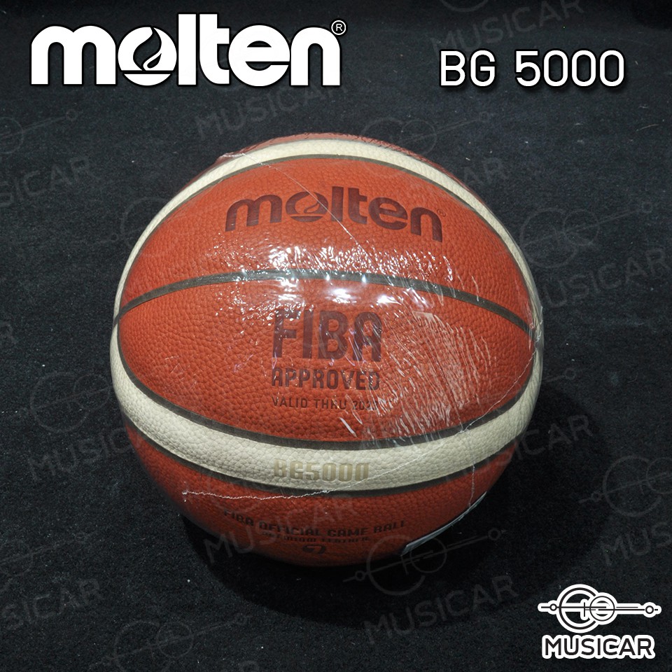 ลูกบาสเกตบอล ลูกบาส Molten BG5000 เบอร์7 ของแท้ 100% มี มอก. จากตัวแทนขาย Molten โดยตรง