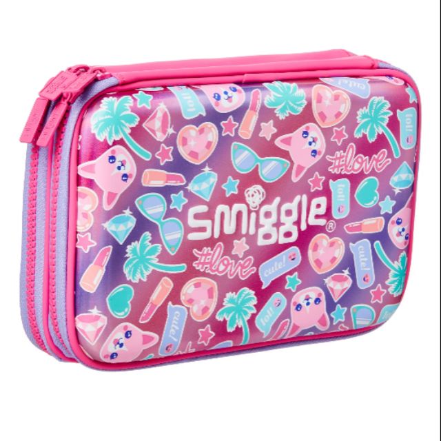 Smiggle hardtop pencil case กล่องดินสอ 2ชั้น ของแท้จากออสเตรเลีย