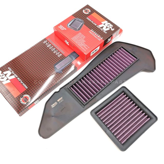 YAMAHA XMAX X MAX 250 X-MAX กรองอากาศ AIR CLEANER RACING K&N 1 ชุด