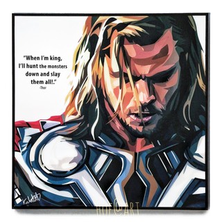 Thor #1 ธอร์ เทพเจ้าสายฟ้า Marvel มาร์เวล รูปภาพ​ติด​ผนัง ​pop​ art การ์ตูน กรอบรูป แต่งบ้าน ของขวัญ ของสะสม