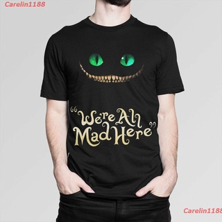 Carelin1188 2022 เสื้อยืดลายกราฟฟิก Alice In Wonderland Cheshire Cat สําหรับผู้ชาย sale