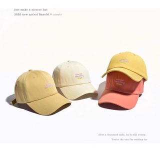  🎩caps🎩พร้อมส่ง🇹🇭หมวกแก๊ปเบสบอล ปักWanted something more