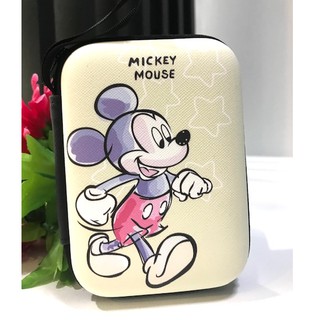 กล่องเก็บสายชาร์จ กล่องใส่ Power bank , HDD , หูฟัง , เอนกประสงค์, Size L ลาย MICKEY MOUSE CR งานดี evaกันกระแทก ขนาด13.