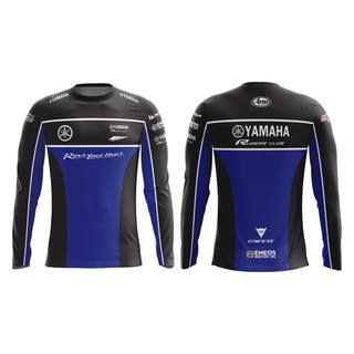 MOTOSHIRT YAMAHA YA-C04-20 เสื้อขี่มอเตอร์ไซต์ เสื้อคอกลม แขนยาว MOTOGP