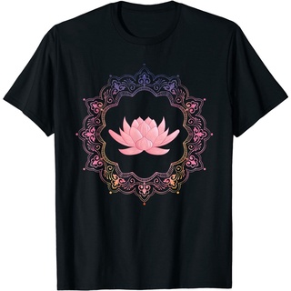 มาใหม่ เสื้อยืดลําลอง แขนสั้น คอกลม พิมพ์ลาย Mandala เหมาะกับการเล่นโยคะ สําหรับผู้ชาย