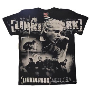 เสื้อยืด linkinpark overprint chester bennington