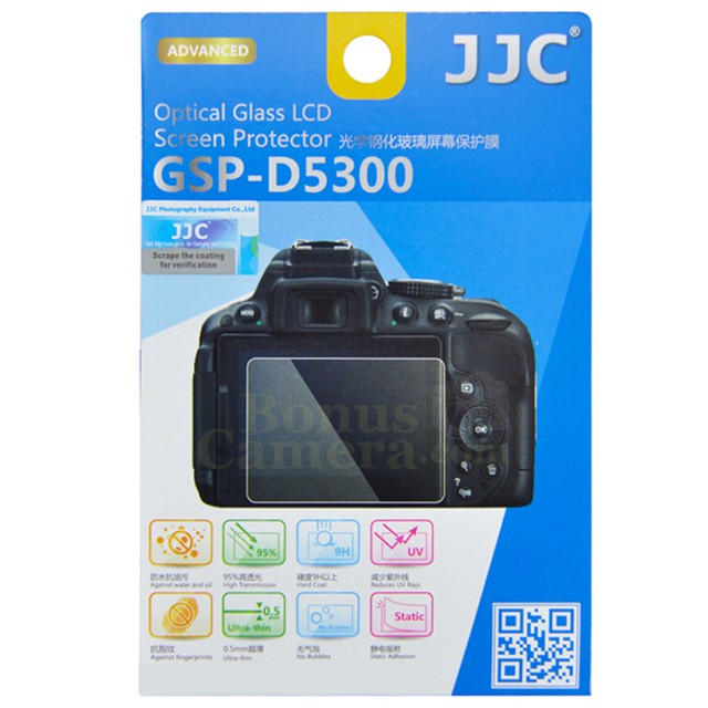 GSP-D5300 กระจกกันรอยจอ LCD สำหรับกล้องนิคอน D5300,D5500,D5600 Nikon Screen Protector