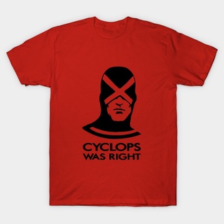 เสื้อยืดสีขาวเสื้อยืด Cyclops Was Correct สําหรับผู้ชาย และผู้หญิงS-4XL