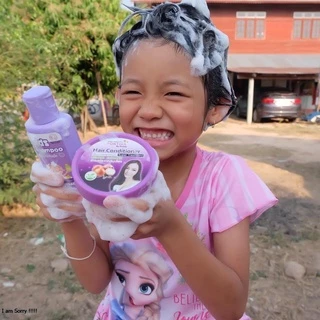 แชมพูเหา 2ขวด แถมฟรี‼️หวีสาง+หมวกคลุม สูตรสมุนไพร อ่อนโยน แชมพูเหาเด็ก 1ขวบใช้ได้