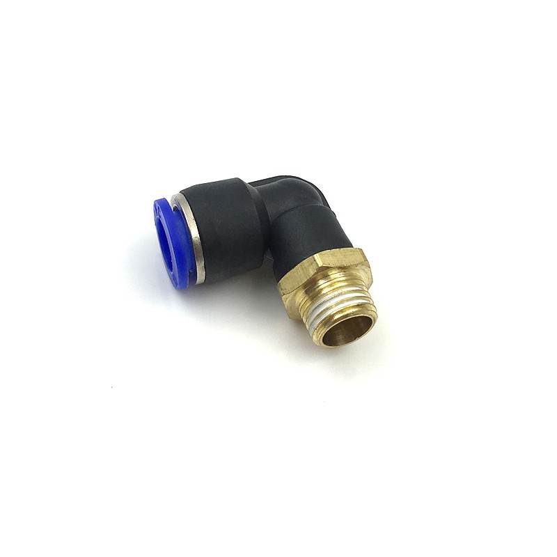 ” PL ” Pneumatic Fittings ข้อต่อลม ข้อต่องอ 90 องศา (เกลียวนอก) ราคา ถูกที่สุด ดีลบีเคเค แกลเลอรีภาพที่ 3