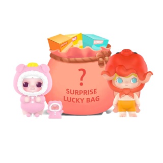 Popmart Surprise Lucky Bag Binary ถุงโชคดี สุ่มตุ๊กตาของเล่น ของขวัญวันเกิด สําหรับเด็ก