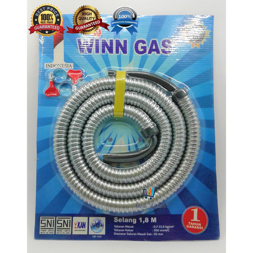 Mitraanda88 Plain lpg Hose WIN GAS 2 n 3 ชิ้น