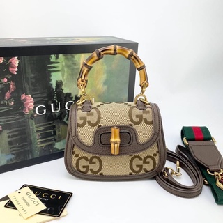 กระเป๋าสะพายข้าง กุจชี  BAMBOO JUMBO MINI BAG ขนาด 6.5x5  นิ้วค่ะ