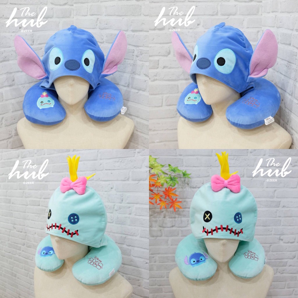 หมอนรองคอ Tsum Tsum Sticth&Friends