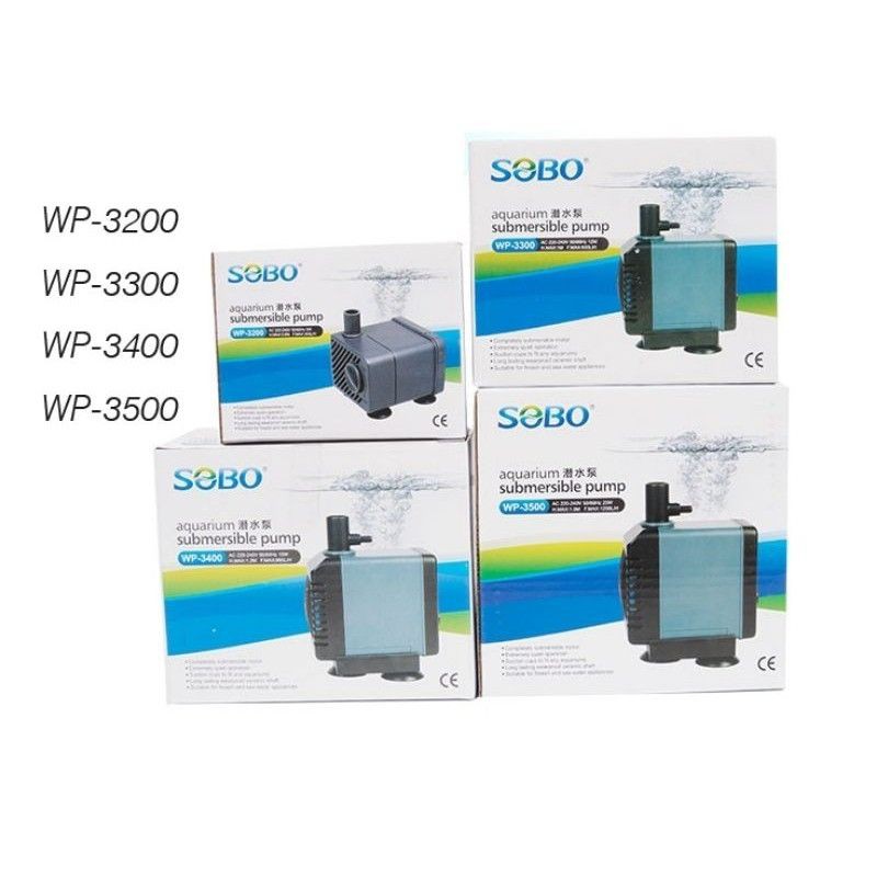 Aquarium SOBO ปั๊มน้ําแบบจุ่มถังปลา WP-3200/WP-3300/WP-3400/WP-3500/WP-4000/WP-5000