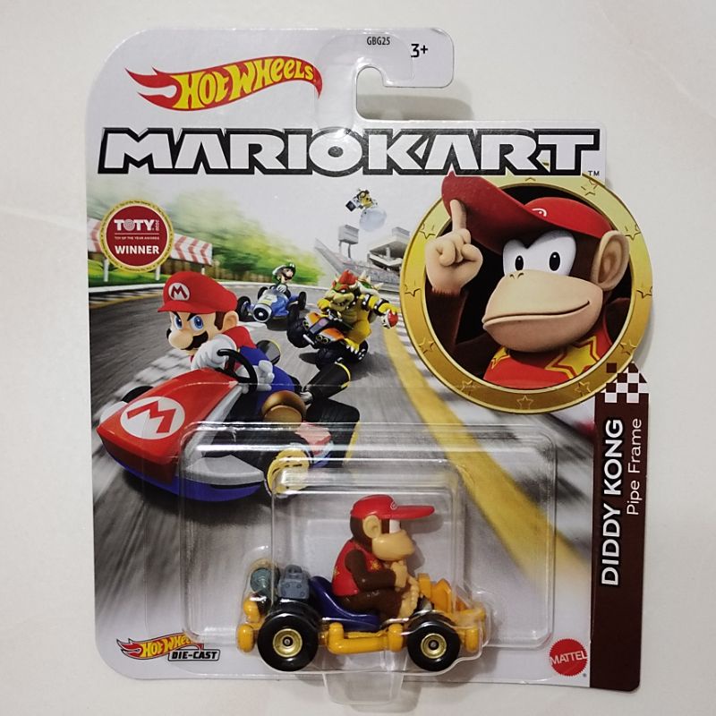 Hot Wheels Mario Kart Diddy Kong Pipe Frame Super Mario ใหม่