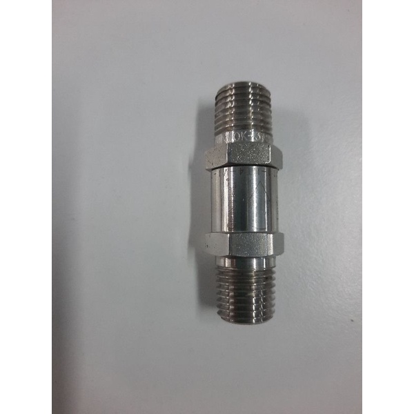 เช็ควาล์วสแตนเลส SS-CV11-NT4-VI-1 การเชื่อมต่อ 1/4" NPT ตัวผู้