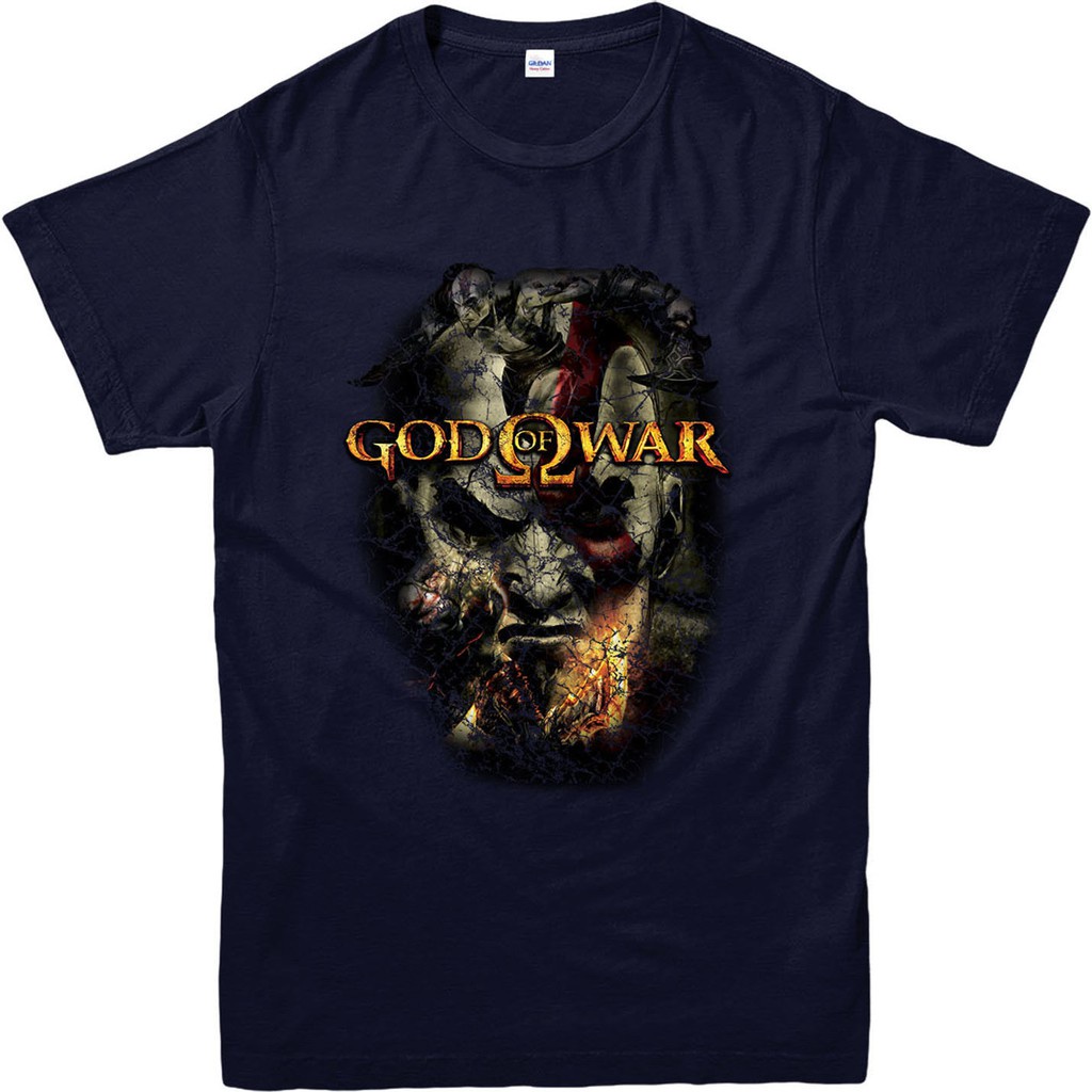 ขายดี เสื้อยืดผ้าฝ้าย พิมพ์ลาย God Of War noble The Godfather Angry Face Gamers Greek Inspired สําหรับผู้ชาย HS