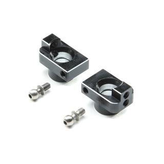 LOSI Hub Set Rear, Aluminum: Mini-T 2.0, Mini-B