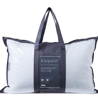 [พร้อมส่ง] ESQUIRE หมอนหนุน Supersoft 1500 g. ขนาด 45x70 ซม. ระบายอากาศได้ดี ช่วยให้หลับสบาย คล้ายขนห่าน เครื่องนอน บ้าน