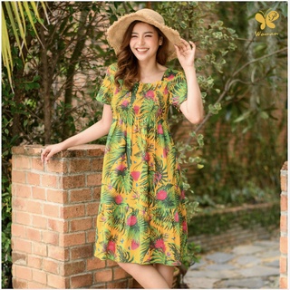 Papillon Woman Blossom Dress with Sleeves